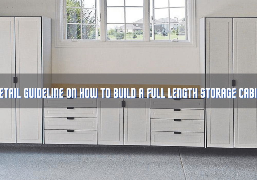 How to build a full length storage cabinet