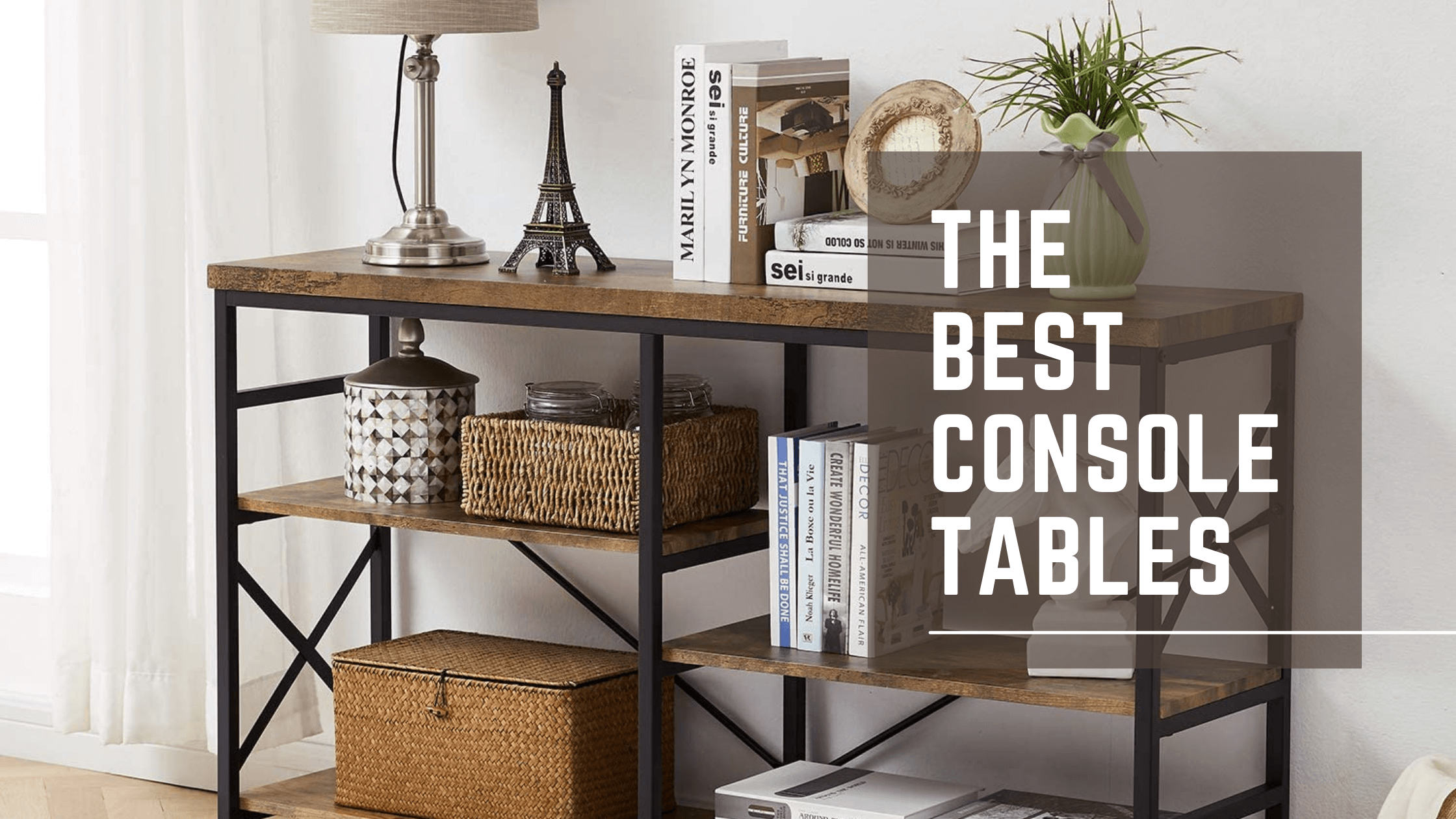 Best sofa console table for apartment living room