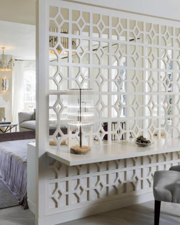 How to use wooden room divider