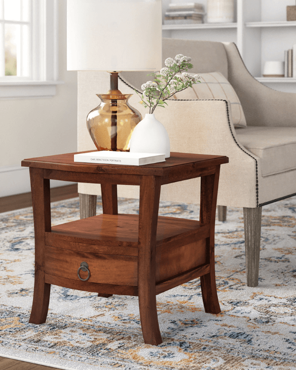 Where to place end tables in living room